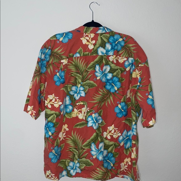 🎱Vintage West Indies men's short sleeve Hawaiian shirt in a silk blend fabric! - Picture 9 of 9
